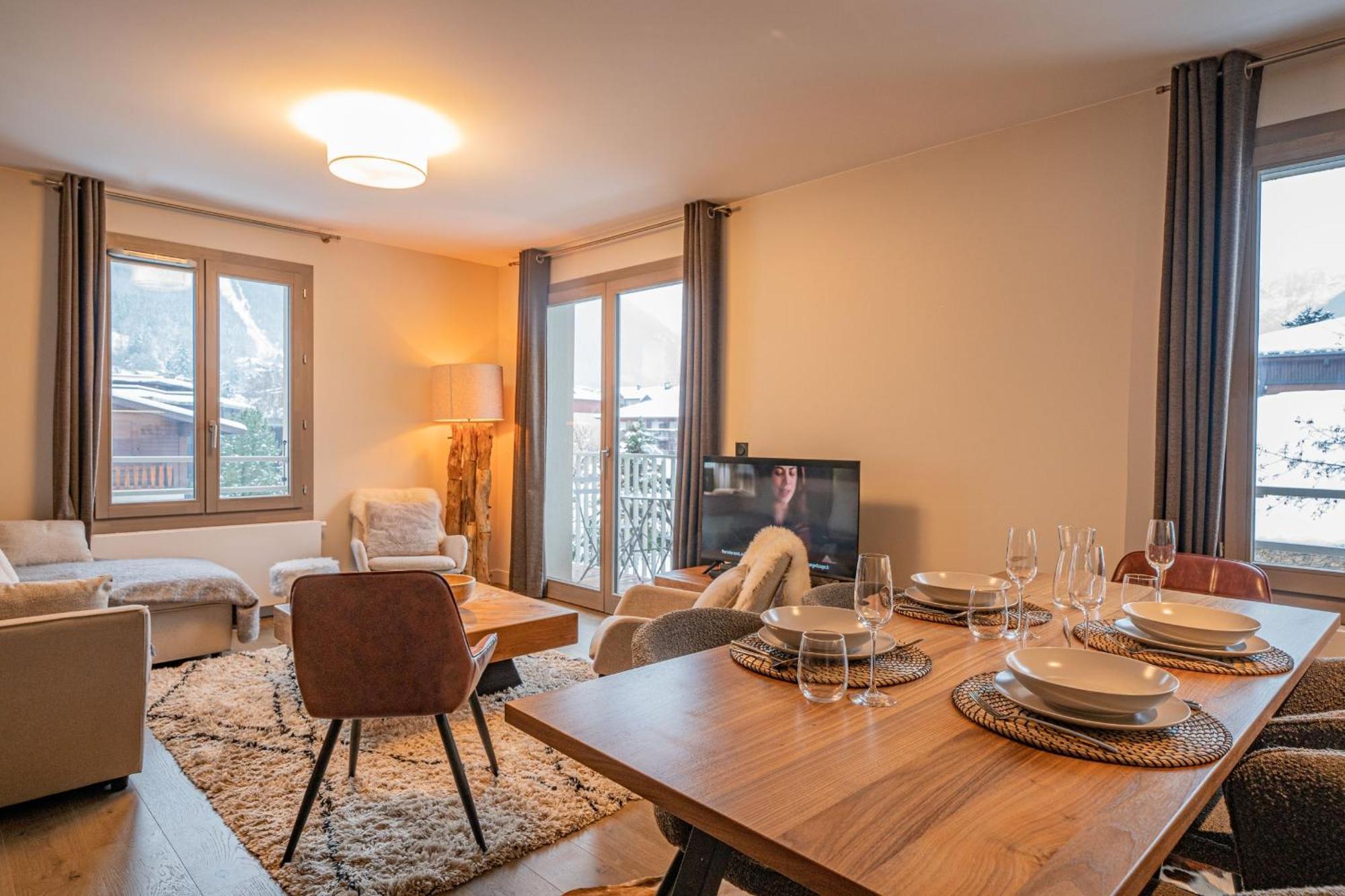 Perle Blanche - Brand New 2 Bedroom Apartment Perfectly Located Chamonix Exteriér fotografie